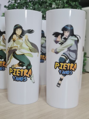 30 copo long drink personalizado naruto menina