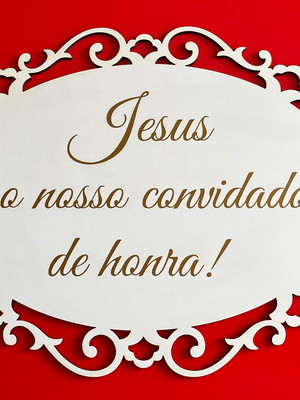 Plaquinha de casamento