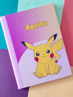Caderno brochura pequeno personalizado 80fls
