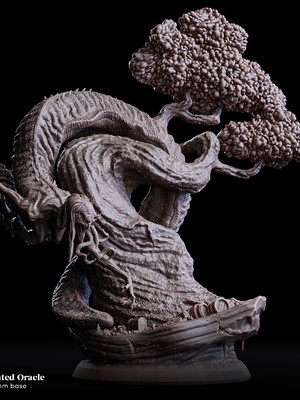 Miniatura de rpg - the blighted oracle