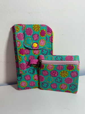 Porta celular/carteira com porta moeda