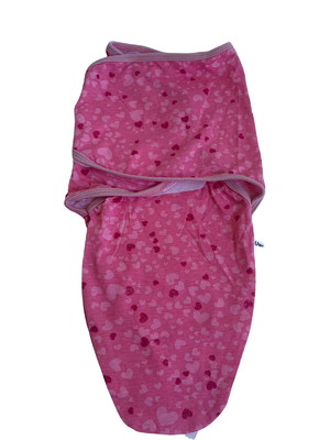 Swaddle coração rosa - ajude seu bebê dormir melhor!