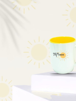 Caneca sunshine com colher