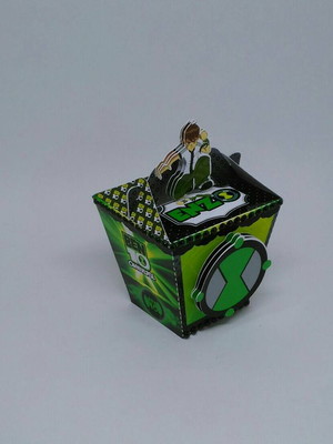 Caixa sushi com alça - ben 10