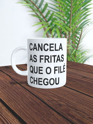 Caneca cancela as fritas que o filé chegou