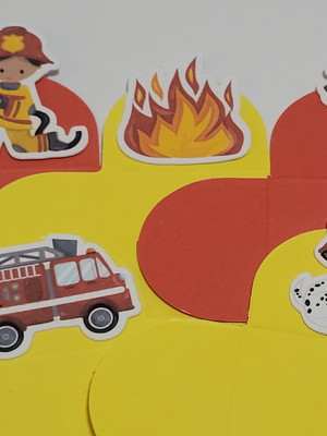 100 forminhas bombeiros