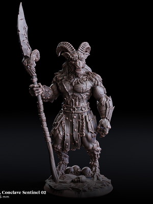 Miniatura de rpg - vorthrax conclave sentinel 02