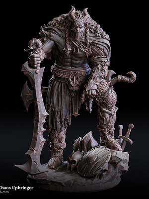 Miniatura de rpg - xander chaos upbringer