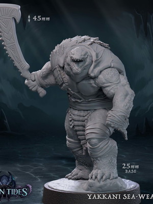 Miniatura de rpg - yakkani sea-weaver 6