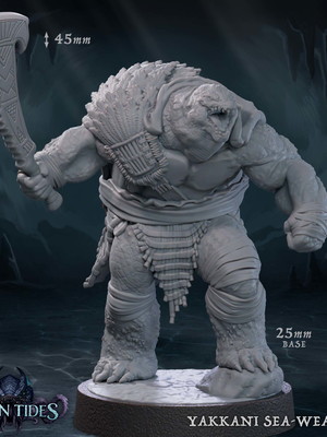 Miniatura de rpg - yakkani sea-weaver 7
