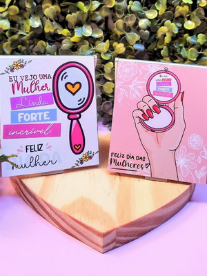 Espelhinho de bolsa- dia da mulher