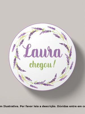 Tag maternidade lavanda (30 unidades)