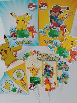 Kit festa só um bolinho pokémon