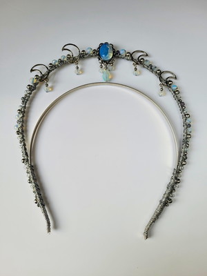 Headpiece/ coroa/ tiara/ casamento/noiva - silver
