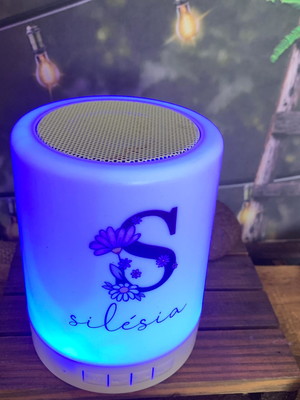 Caixa de som com bluetooth personalizado