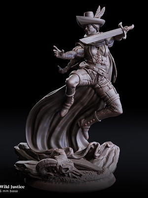 Miniatura de rpg - alowyn, wild justice