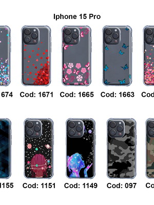 Capa capinha de celular compatível com iphone 15 pro