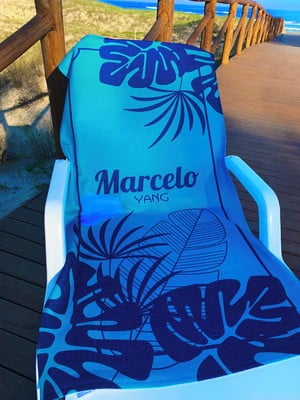 Toalha de praia personalizada - amparo