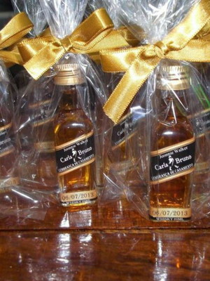 Garrafinha black label personalizada
