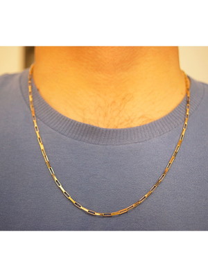 Corrente cartier ouro 18k 50cm ou 60cm jóia fina