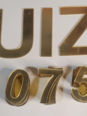 Kit letras e números personalizado em acrílico