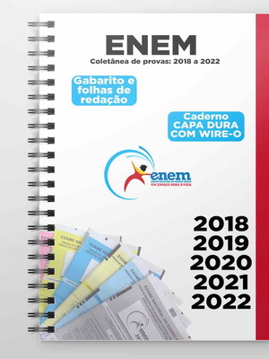 Apostila de estudos enem 2024 com 5 anos de provas