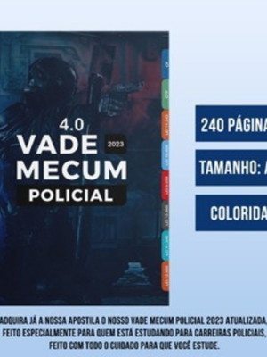Apostila policial vade mecum 2023/2024 atualizada