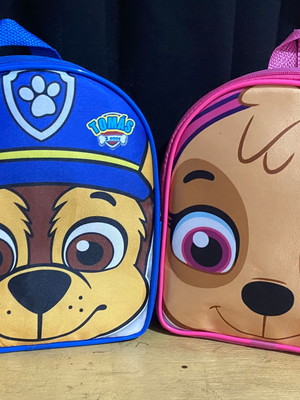 Bolsinha mochila 19x23 patrulha canina