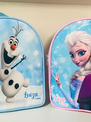 Bolsinha mochila 19x23 frozen