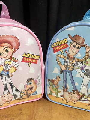 Bolsinha mochila 19x23 toy story
