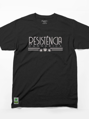 Camiseta resistência cannábica