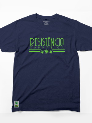 Camiseta resistência cannábica