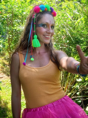 Tiara pompons carnaval