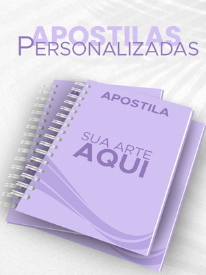 Apostila personalizada a4 - 50 páginas colorida