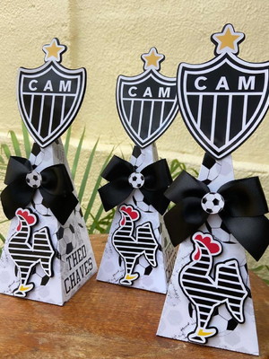 Caixa piramide clube atletico mineiro - 04 pelo preço de 01