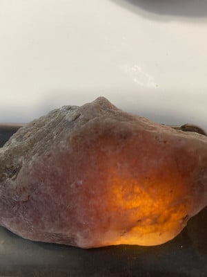 Pedra quartzo vermelho bruta semi preciosa 300g