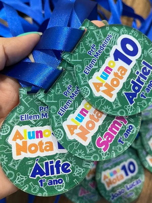 Medalha em acrílico