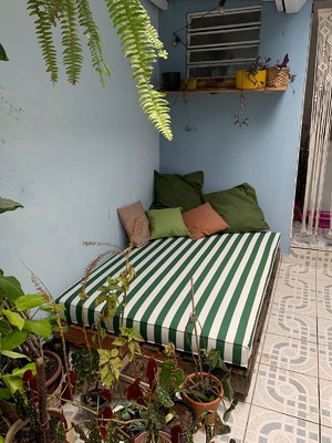 Almofada futon sob medida acquablock impermeável