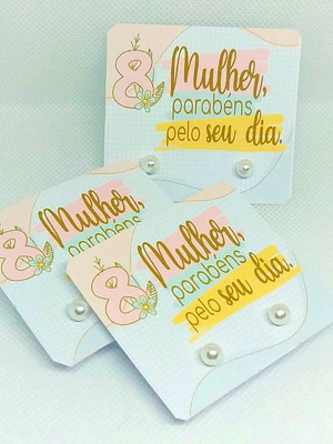 Brinde corporativo dia da mulher