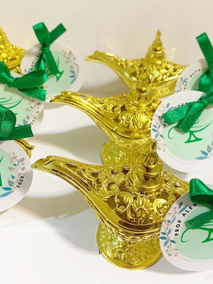Mini lâmpada com tag personalizada