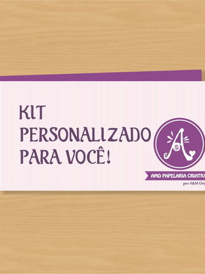 Kit de adesivo escolar glossy - personalizado 45p