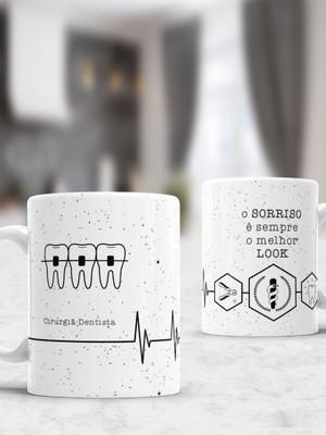 Caneca profissões cirurgiã dentista