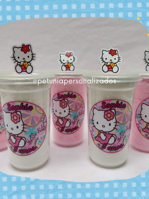 Algodão doce - hello kitty