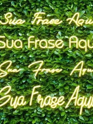 Painel neon / placa decorativa