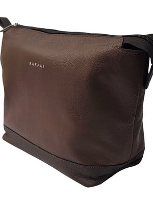 Necessaire couro 145-r raffai couros - marrom