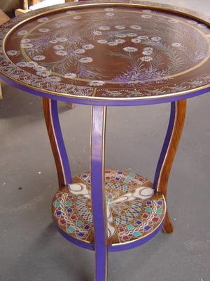 Mesa petisqueira/ tampo giratório