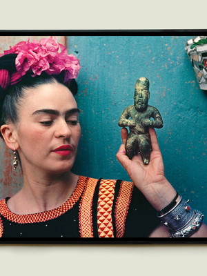 Quadro frida kahlo (estátua)