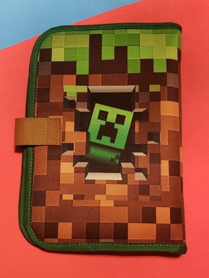 Capa porta vacina minecraft