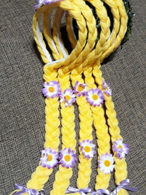 Tiara rapunzel kit com 25 unidades