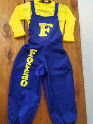 Roupa fofão infantil tamanhos 1 ao 10